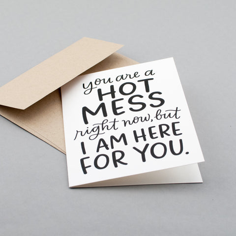 Sassy encouragement card for your bestie who's going through a hard time.