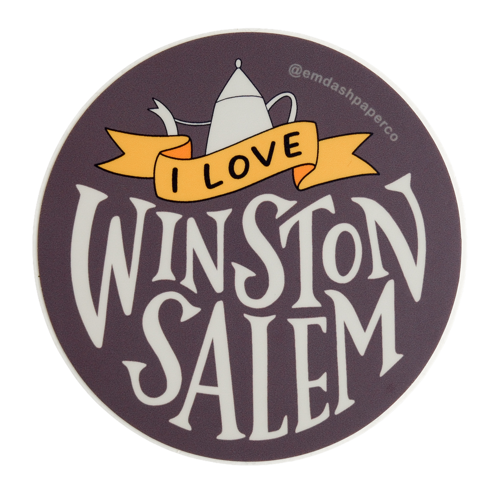I love Winston-Salem sticker