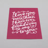 Sweet 5x7 print by Em Dash Paper Co, featuring lyrics from 